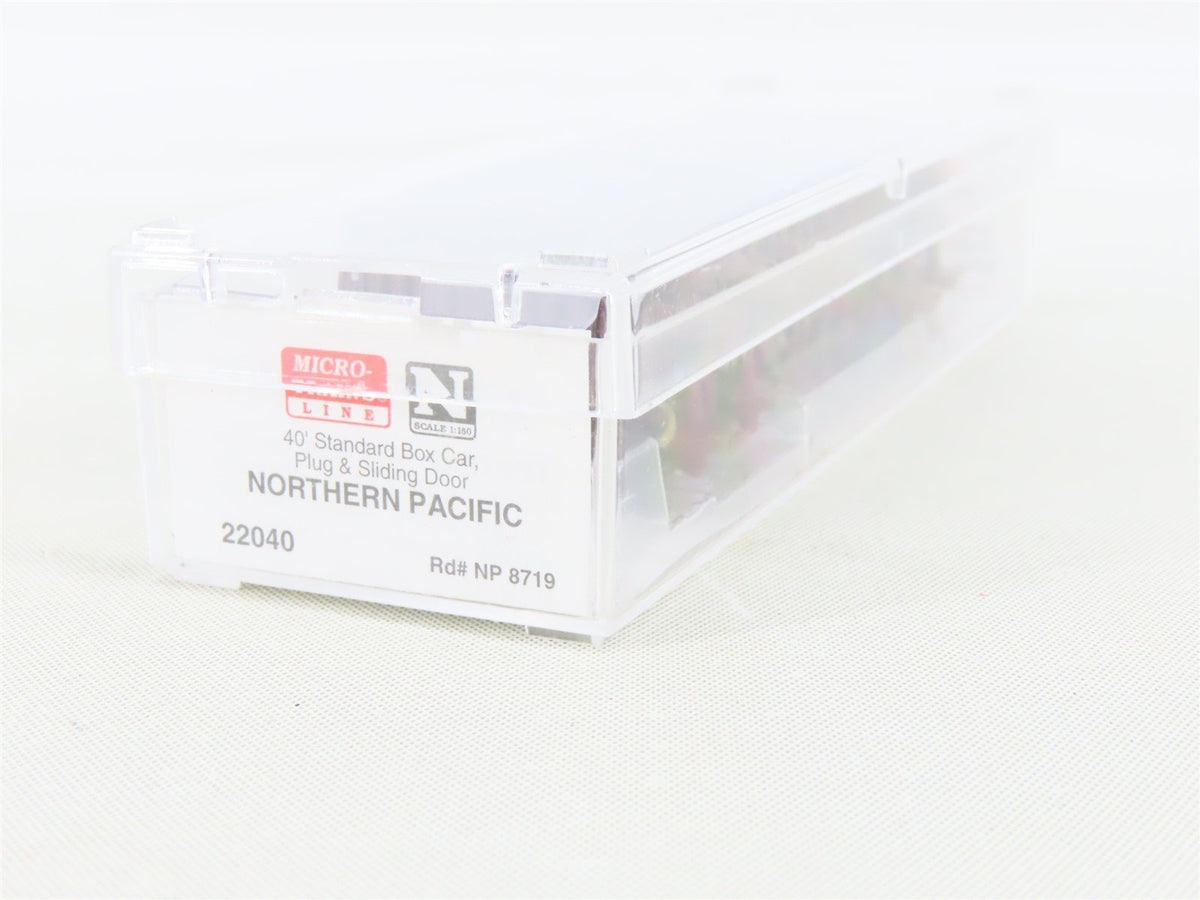 N Scale Micro-Trains MTL 22040 NP Northern Pacific 40&#39; Box Car #8719