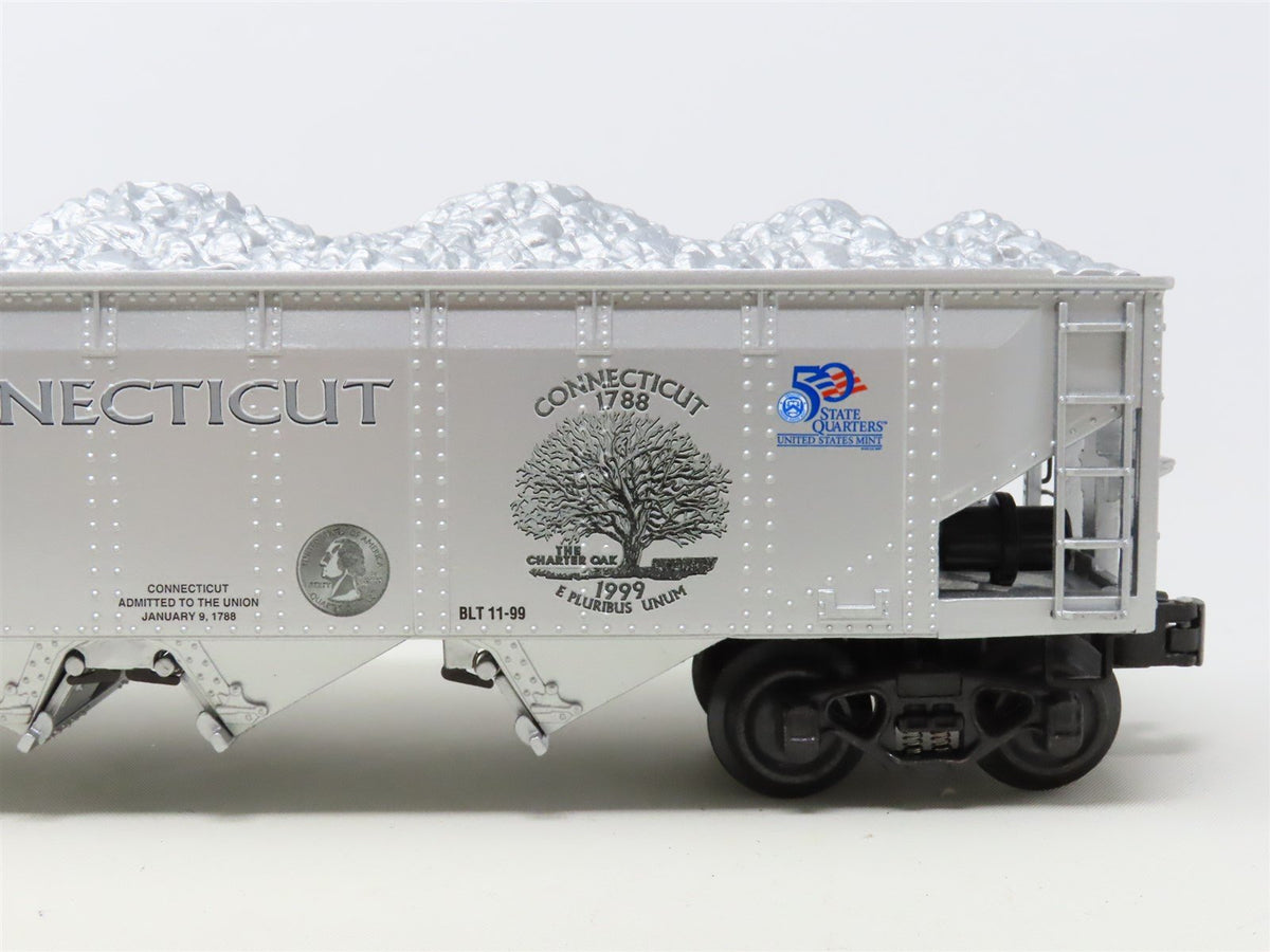 O Gauge 3-Rail K-Line K623-7425 State Quarter Series 4-Bay Hopper - Connecticut