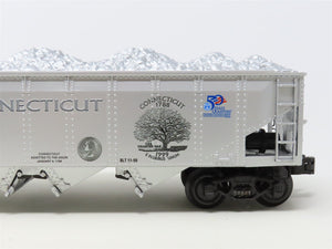 O Gauge 3-Rail K-Line K623-7425 State Quarter Series 4-Bay Hopper - Connecticut