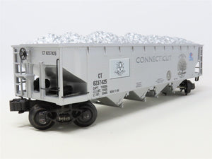 O Gauge 3-Rail K-Line K623-7425 State Quarter Series 4-Bay Hopper - Connecticut