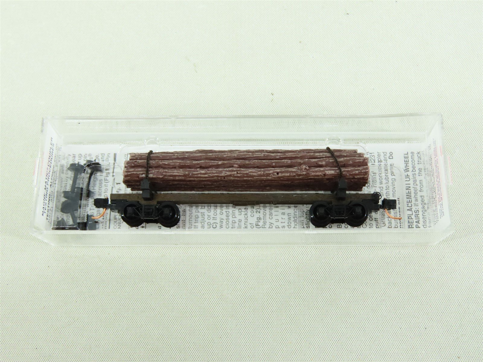 N Scale Micro-Trains MTL 113020 40' Skeleton Log Car With Log Load #2