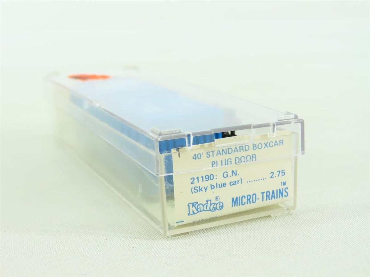 N Kadee Micro-Trains MTL 21190 GN &quot;Big Sky Blue&quot; 40&#39; Box Car #7000 - Blue Label