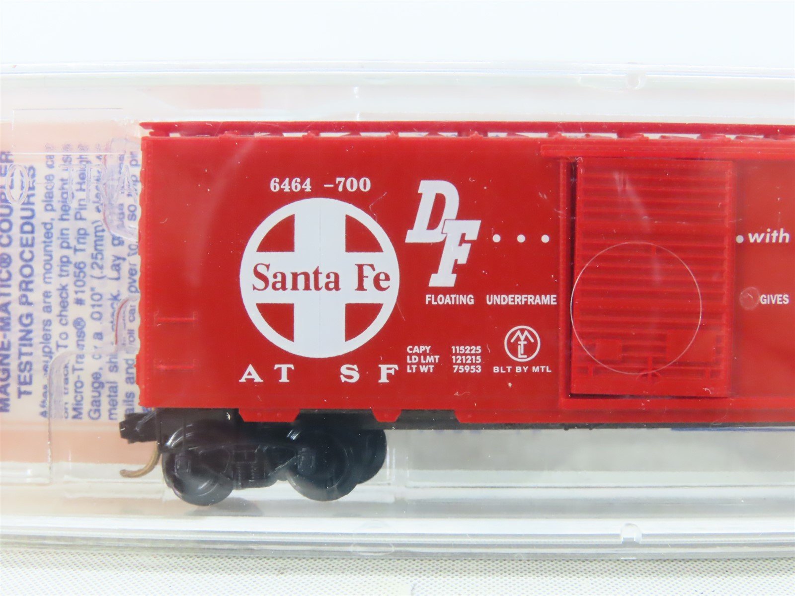 N Micro-Trains MTL 6464-700 ATSF Santa Fe Single Door Box Car #6464-700 SEALED