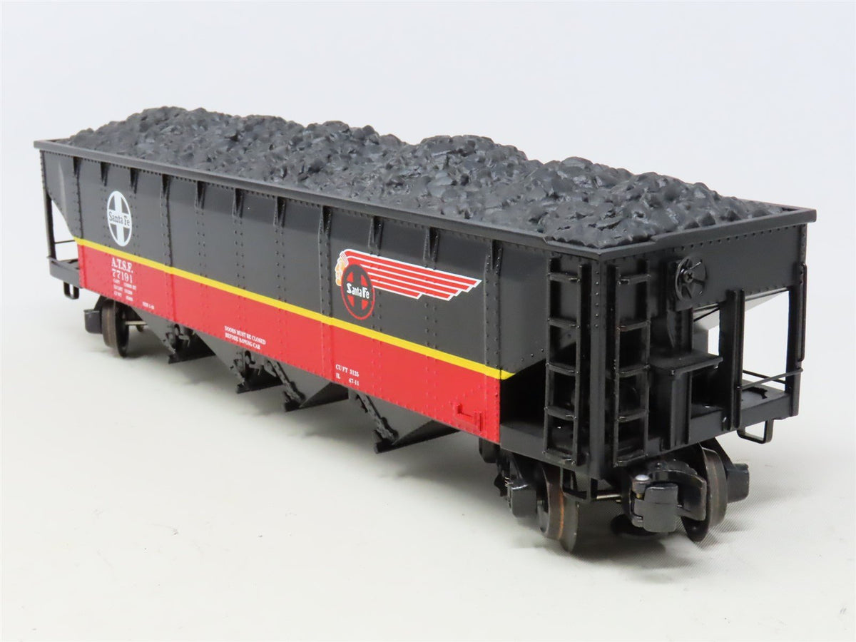 O Gauge 3-Rail K-Line K623-1053 ATSF Santa Fe 4-Bay Hopper #77191 w/Load