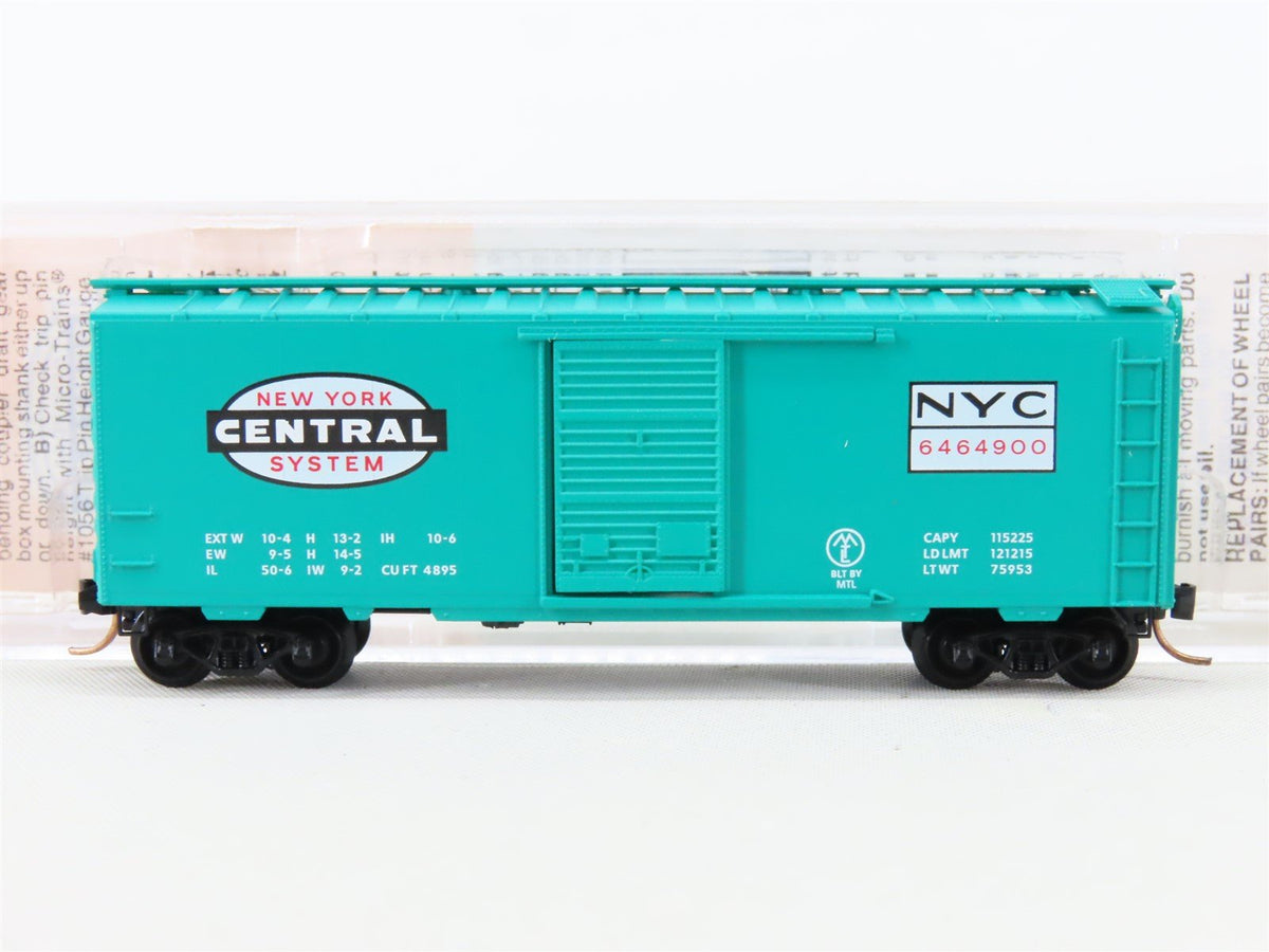 N Scale Micro-Trains MTL 6464-900 NYC New York Central Box Car #6464900