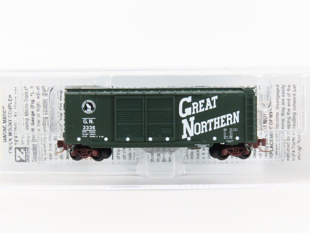 Z Scale Micro-Trains MTL 50100260 GN Great Northern &quot;Goat&quot; 40&#39; Box Car #3336