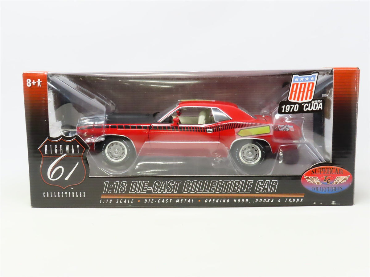 1:18 Scale Highway 61 Collectibles DCP Die-Cast 50468SC 1970 Plymouth AAR &#39;Cuda