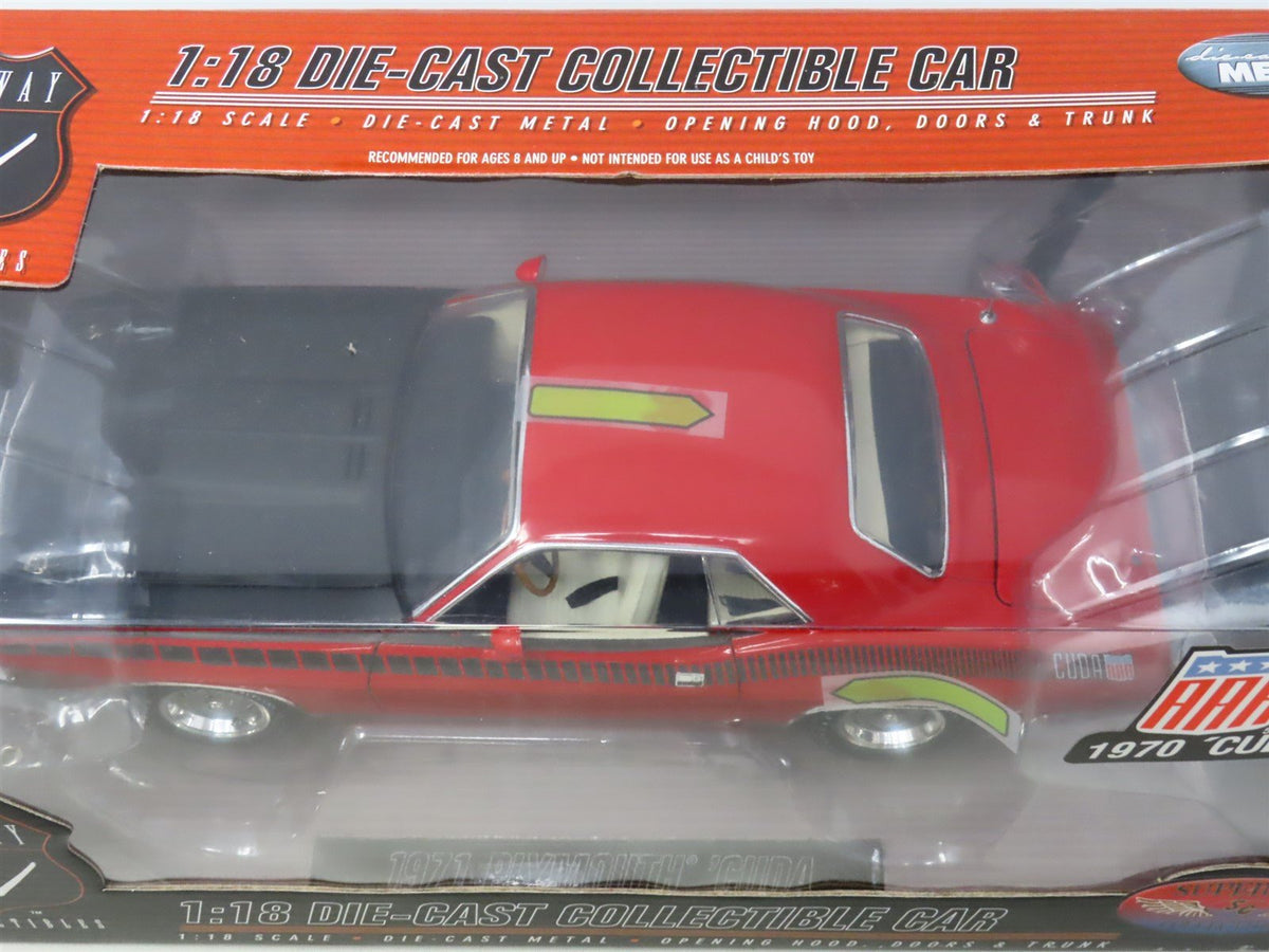 1:18 Scale Highway 61 Collectibles DCP Die-Cast 50468SC 1970 Plymouth AAR &#39;Cuda