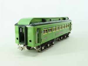 Standard Gauge MTH 10-5062A Green Tinplate Passenger Car 