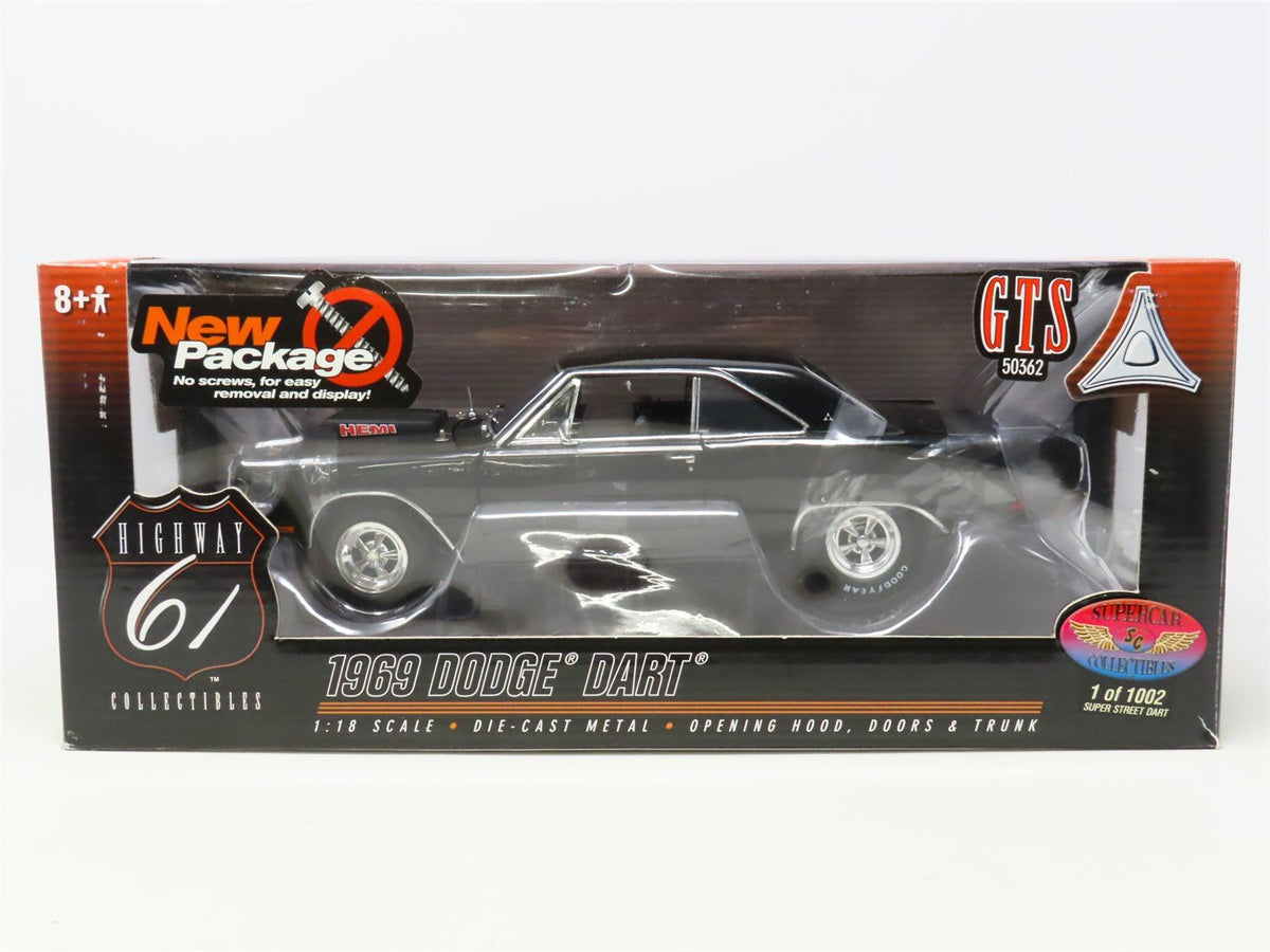 1:18 Scale Ertl Highway 61 Supercar Collectibles Die-Cast 50362 1969 Dodge Dart