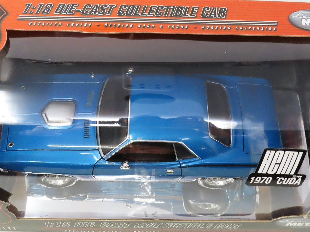 1:18 Scale Highway 61 Collectibles Die-Cast 50409 1970 Plymouth &#39;Cuda