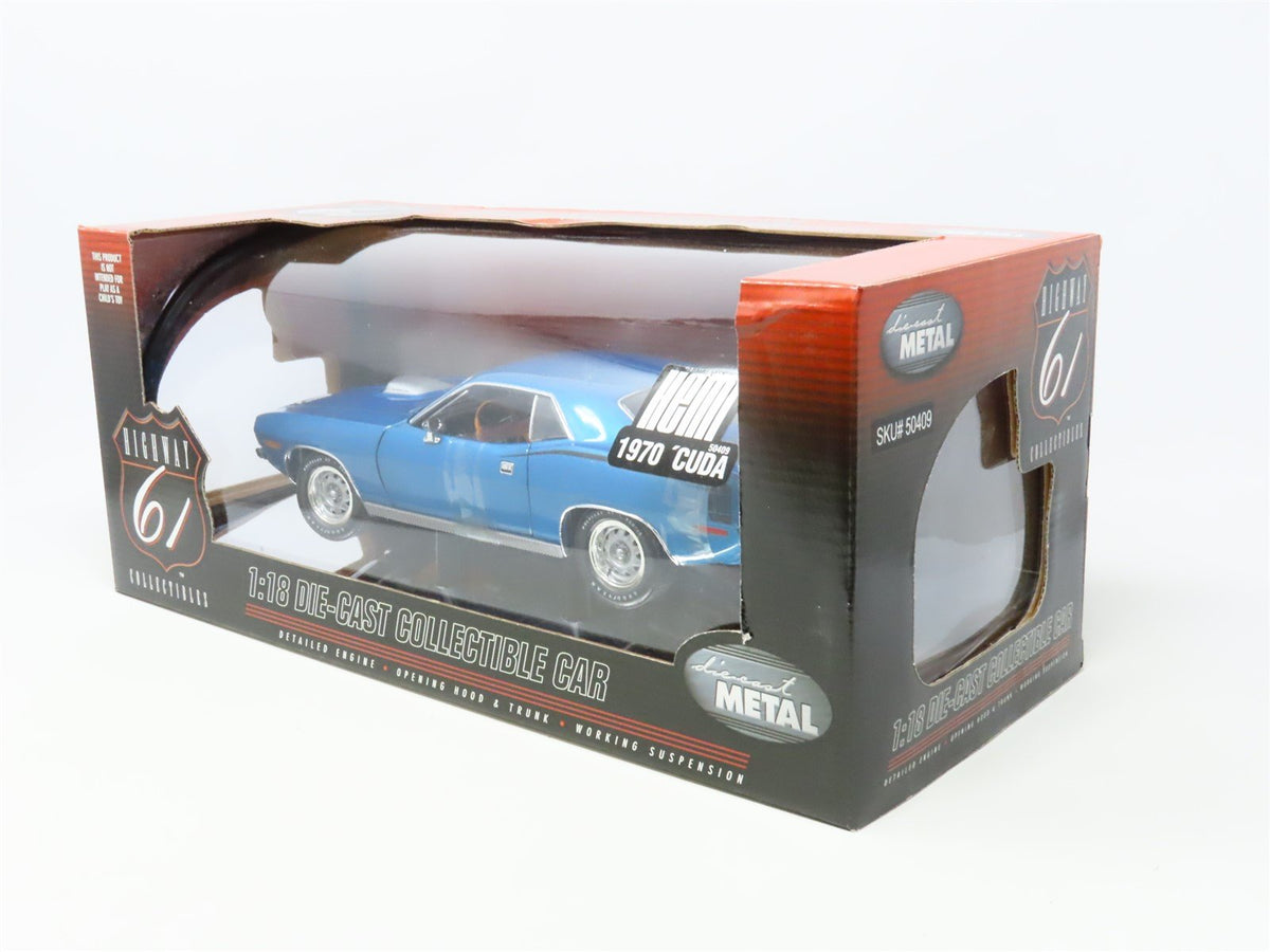 1:18 Scale Highway 61 Collectibles Die-Cast 50409 1970 Plymouth &#39;Cuda