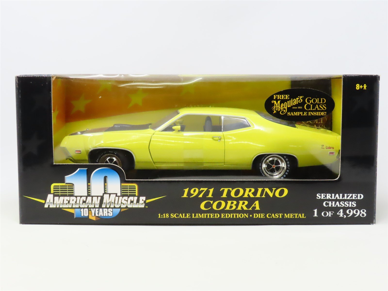 1:18 Scale Ertl American Muscle Die-Cast 36512 1971 Torino Cobra - Sealed