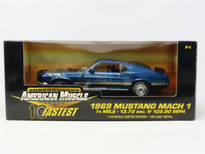 1:18 Scale Ertl American Muscle 10 Fastest Die-Cast 32752 1969 Mustang Mach 1