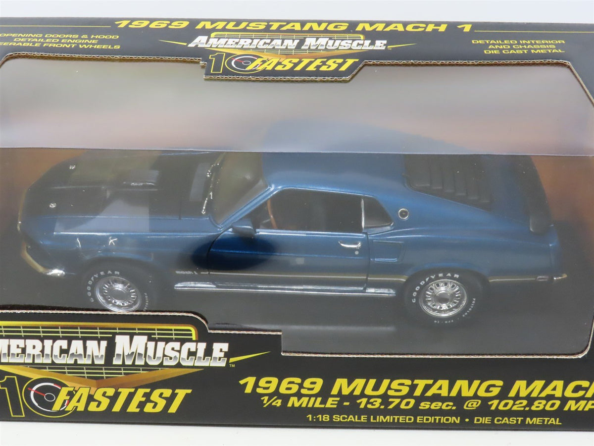 1:18 Scale Ertl American Muscle 10 Fastest Die-Cast 32752 1969 Mustang Mach 1