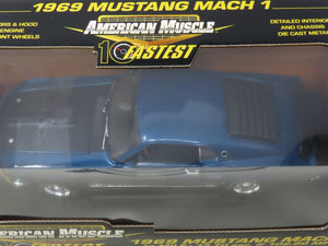 1:18 Scale Ertl American Muscle 10 Fastest Die-Cast 32752 1969 Mustang Mach 1