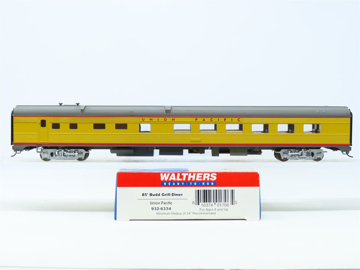 HO Scale Walthers 932-6334 UP Union Pacific 85&#39; Budd Grill-Diner Passenger