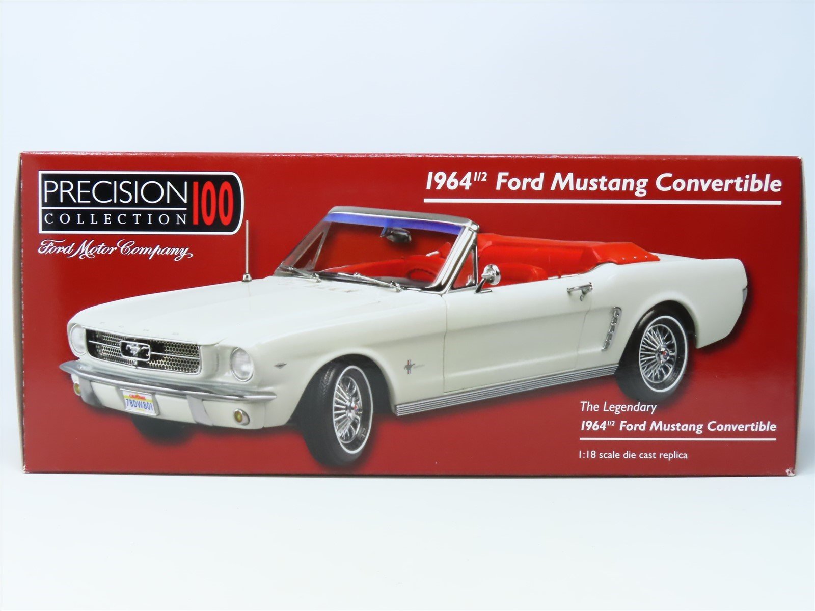 1:18 Scale Precision 100 Die-Cast 32400N 1964-1/2 Ford Mustang Convertible