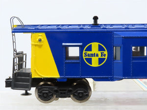 O/O27 Gauge 3-Rail Lionel #6-9317 ATSF Santa Fe Illuminated Bay Window Caboose