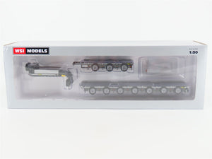 1:50 Scale WSI Die-Cast 04-2032 Broshuis 7 Axle Low Loader w/ 3 Axle Dolly