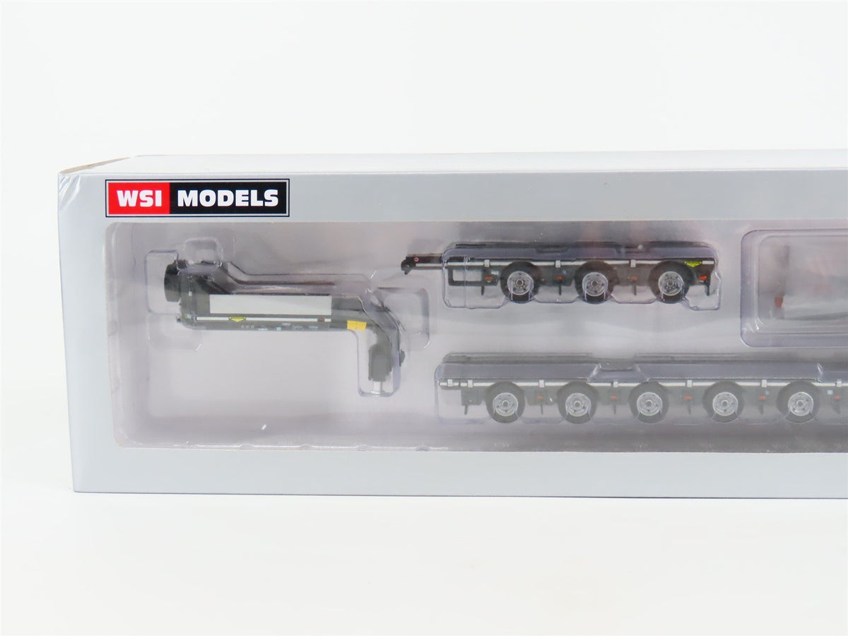 1:50 Scale WSI Die-Cast 04-2032 Broshuis 7 Axle Low Loader w/ 3 Axle Dolly