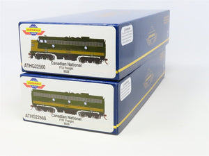 HO Scale Athearn Genesis ATHG22560 CN Canadian National F7 A/B Diesel Loco Set