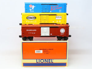 O Gauge 3-Rail Lionel 6464 Archive #6-29282 NYC, GN, SAL Box Cars 3-Pack