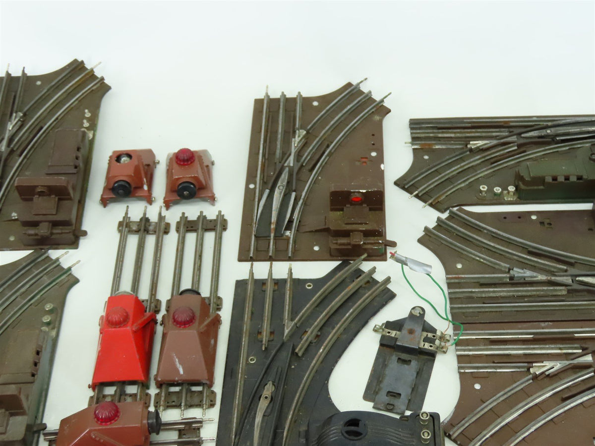 LOT of 20+ O27 Gauge Lionel Assorted Form Track Switches &amp; Accessories