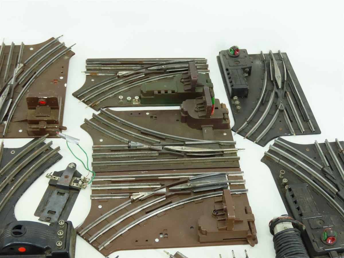 LOT of 20+ O27 Gauge Lionel Assorted Form Track Switches &amp; Accessories