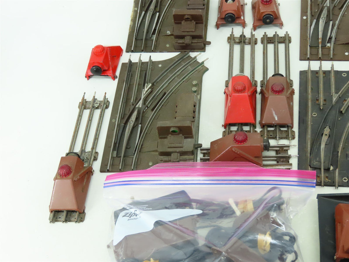 LOT of 20+ O27 Gauge Lionel Assorted Form Track Switches &amp; Accessories