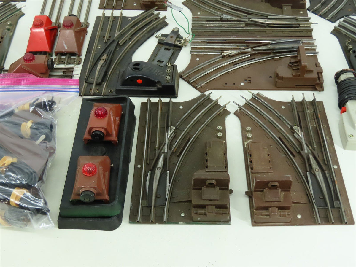 LOT of 20+ O27 Gauge Lionel Assorted Form Track Switches &amp; Accessories