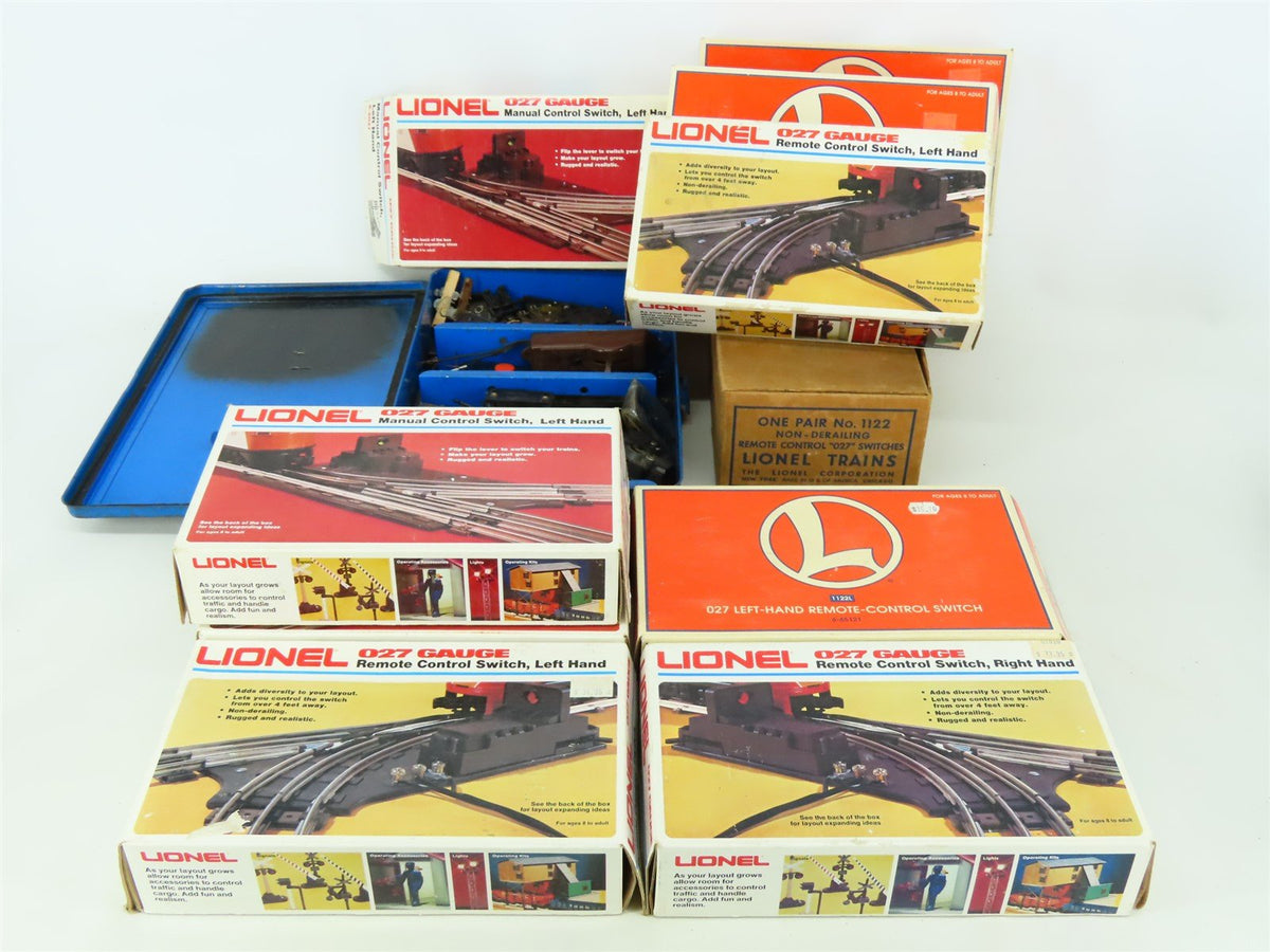 LOT of 20+ O27 Gauge Lionel Assorted Form Track Switches &amp; Accessories