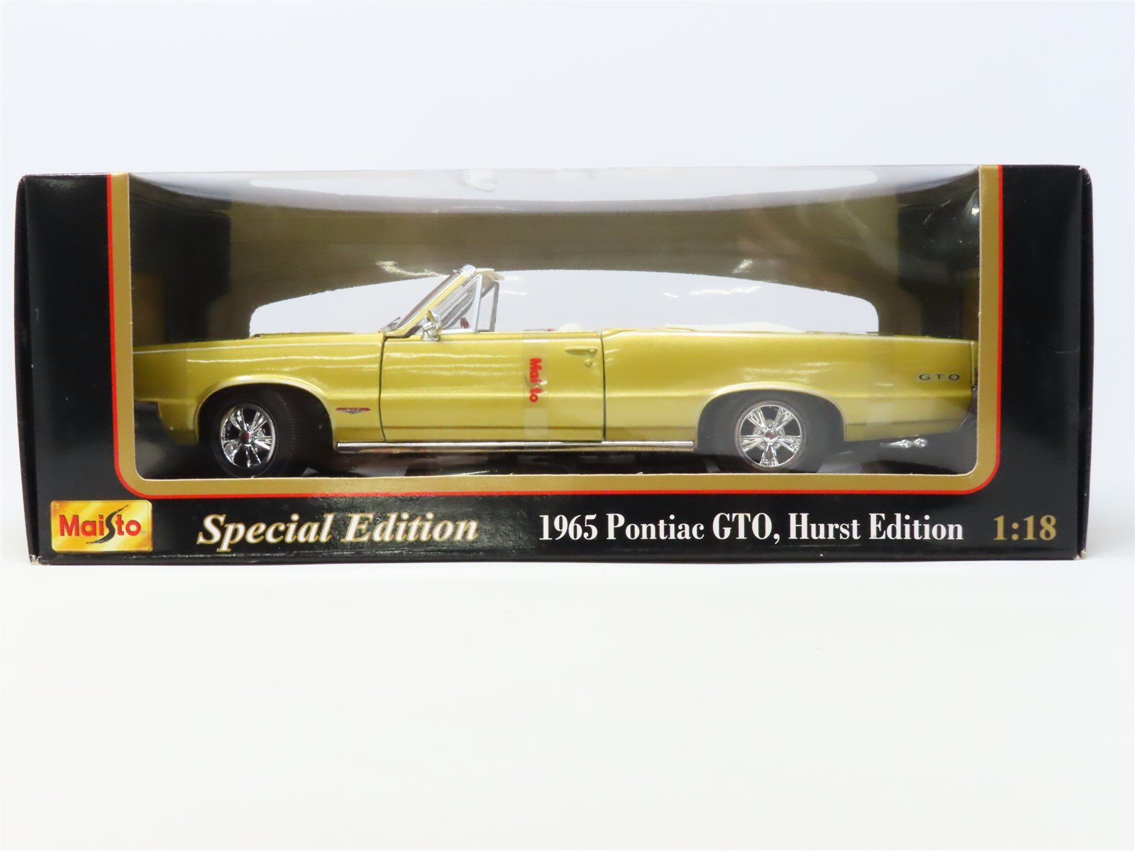 1 18 Scale Maisto 31884 Die Cast 1965 Pontiac GTO Convertible Hurst Model Train Market