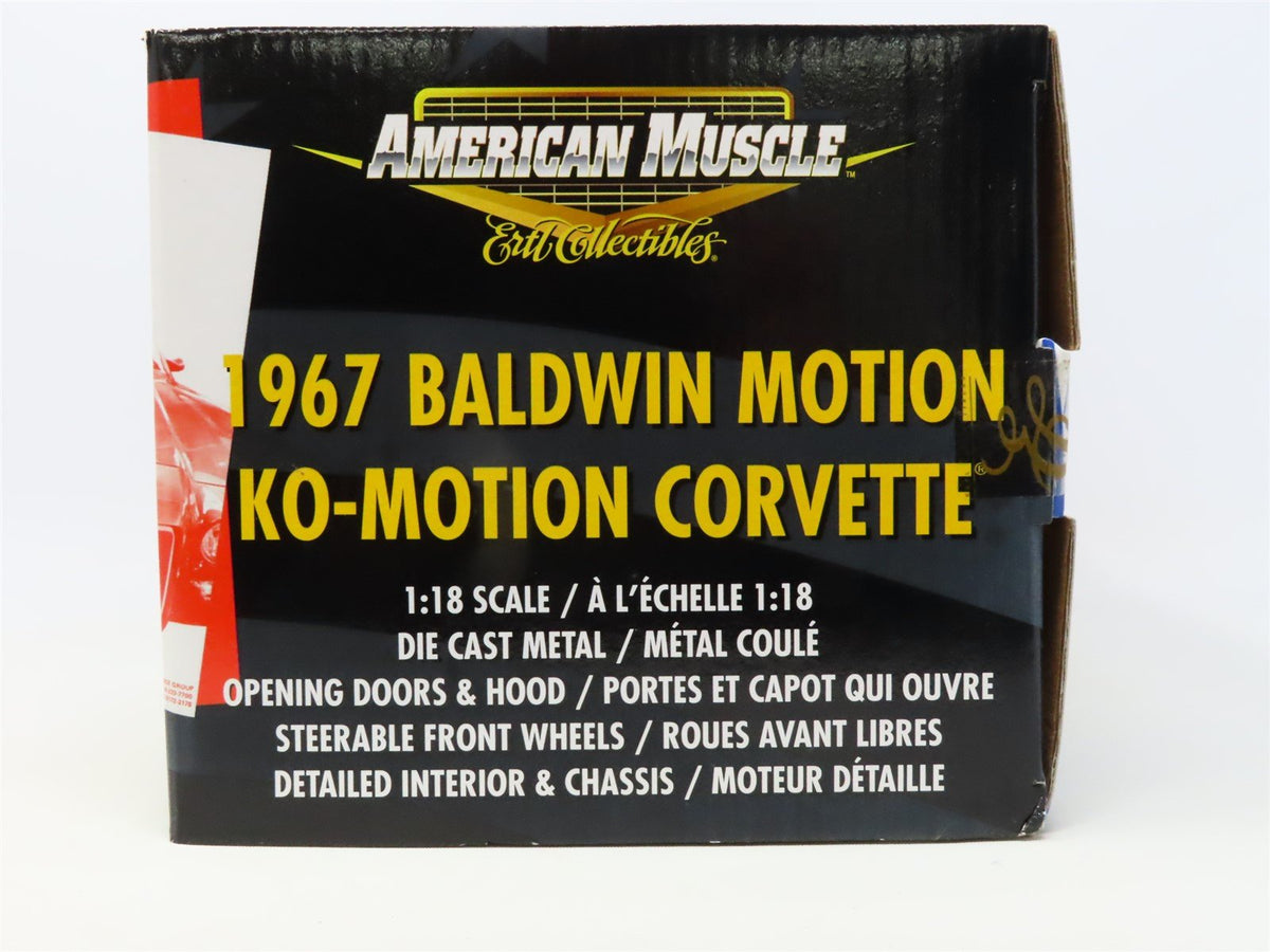 1:18 Scale Ertl American Muscle #36675 1967 Baldwin Motion KO-Motion Corvette