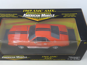 1:18 Scale Ertl American Muscle Diecast Model Car #32278 1969 AMC AMX - Orange