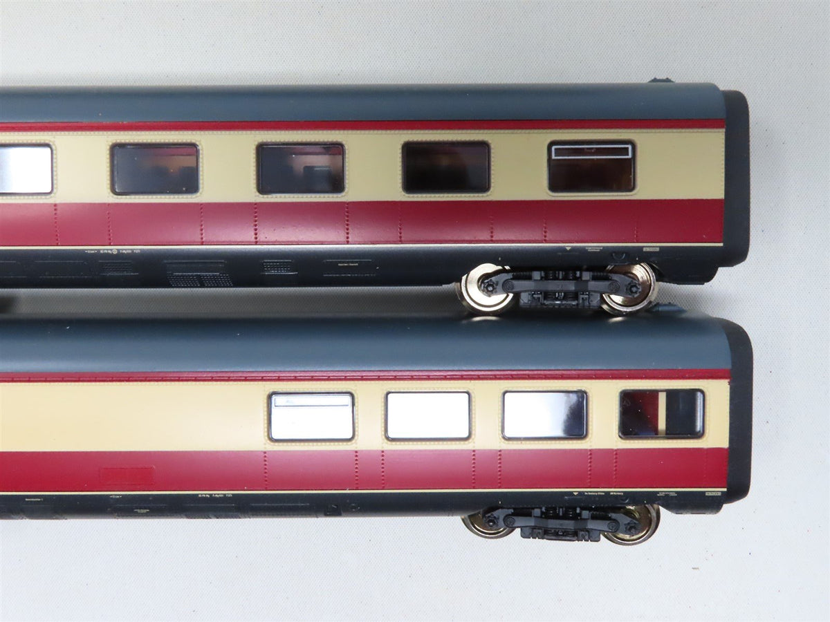 HO Scale Roco 63101 DB BR Railways Diesel Passenger Train Set - UNPOWERED