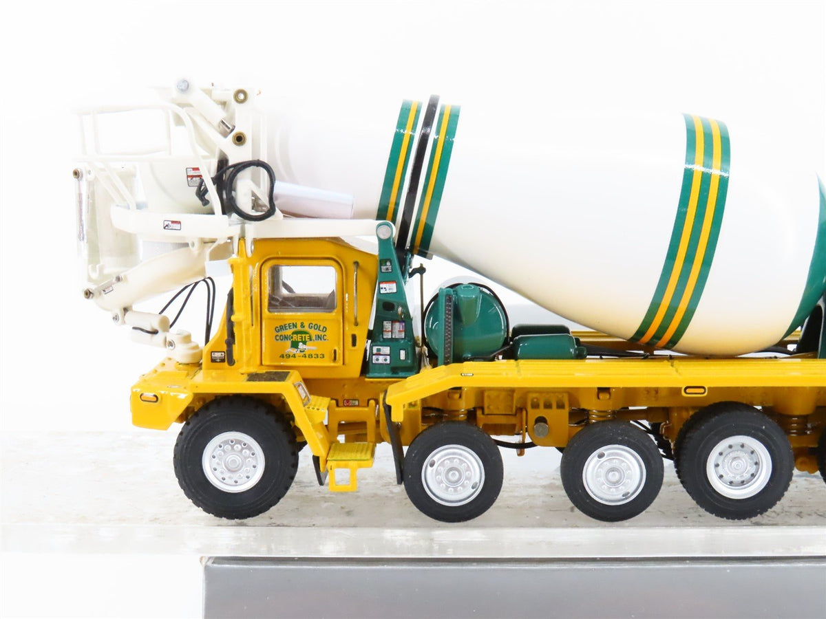 1:50 Scale Oshkosh TWH075/01214 Die-Cast Green &amp; Yeelow S-Series Cement Truck