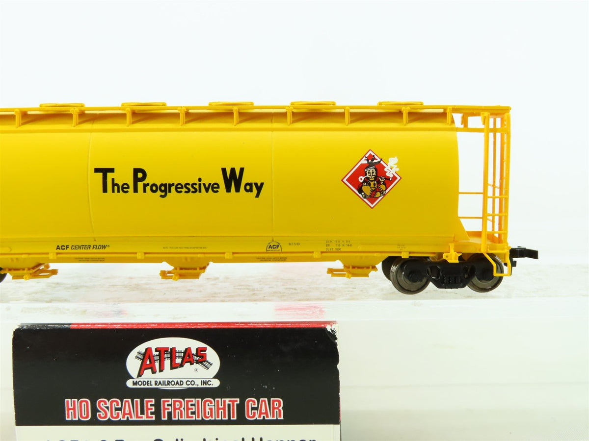 HO Scale Atlas 1940-1 TP&amp;W &quot;The Progressive Way&quot; 3-Bay Cylindrical Hopper #10001