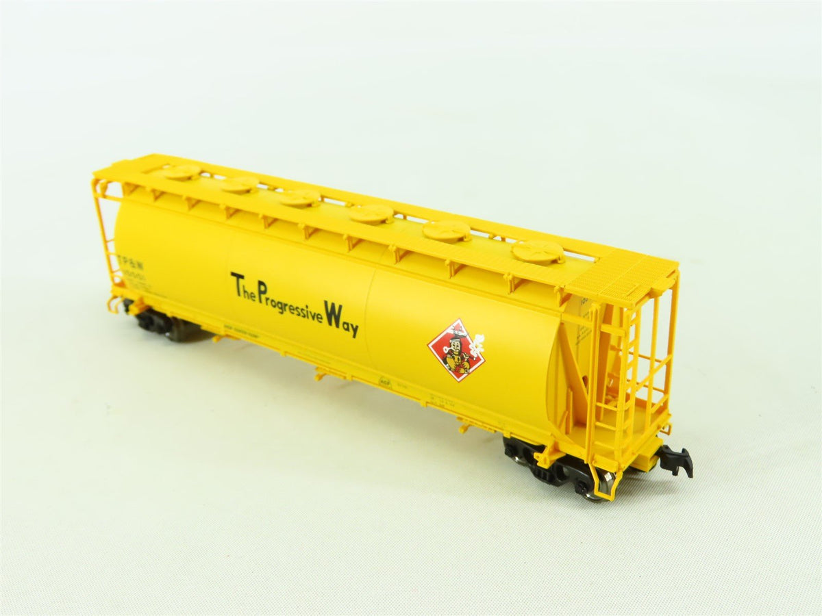 HO Scale Atlas 1940-1 TP&amp;W &quot;The Progressive Way&quot; 3-Bay Cylindrical Hopper #10001