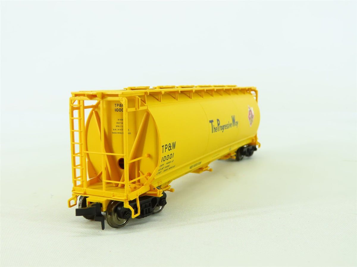 HO Scale Atlas 1940-1 TP&amp;W &quot;The Progressive Way&quot; 3-Bay Cylindrical Hopper #10001