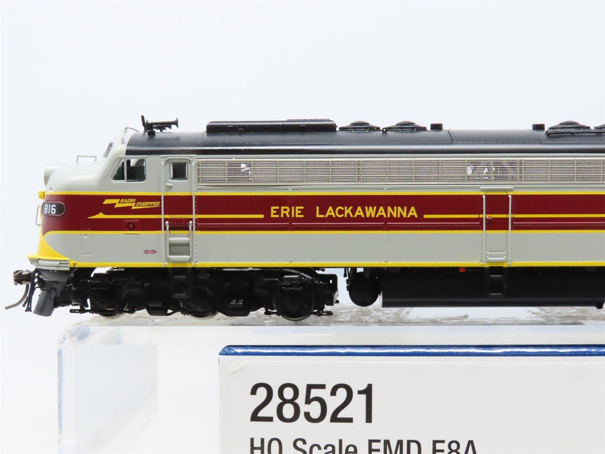 HO Scale Rapido 28521 EL Erie Lackawanna EMD E8A Diesel #816 w/DCC &amp; Sound
