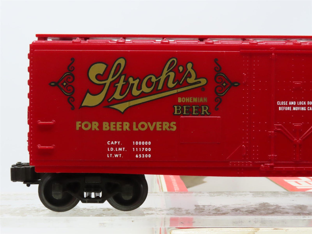 O Gauge 3-Rail Lionel 6-9807 SBC Stroh&#39;s Bohemian Beer Reefer #9807