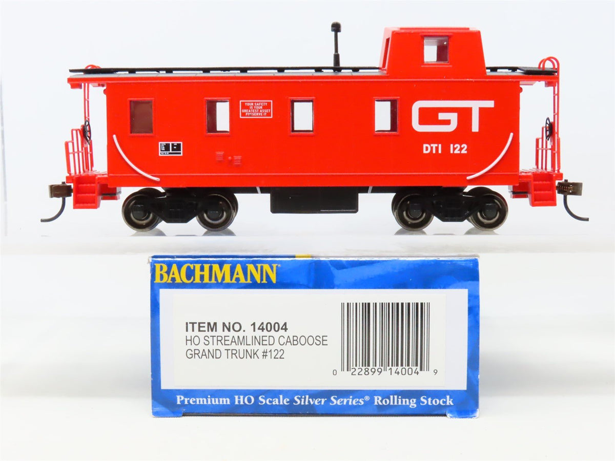 HO Bachmann Silver 14004 GT Grand Trunk Western Offset Cupola Caboose #122