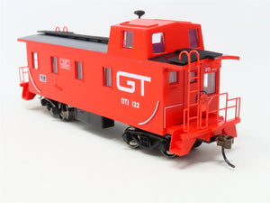 HO Bachmann Silver 14004 GT Grand Trunk Western Offset Cupola Caboose #122