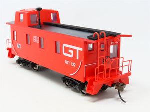 HO Bachmann Silver 14004 GT Grand Trunk Western Offset Cupola Caboose #122