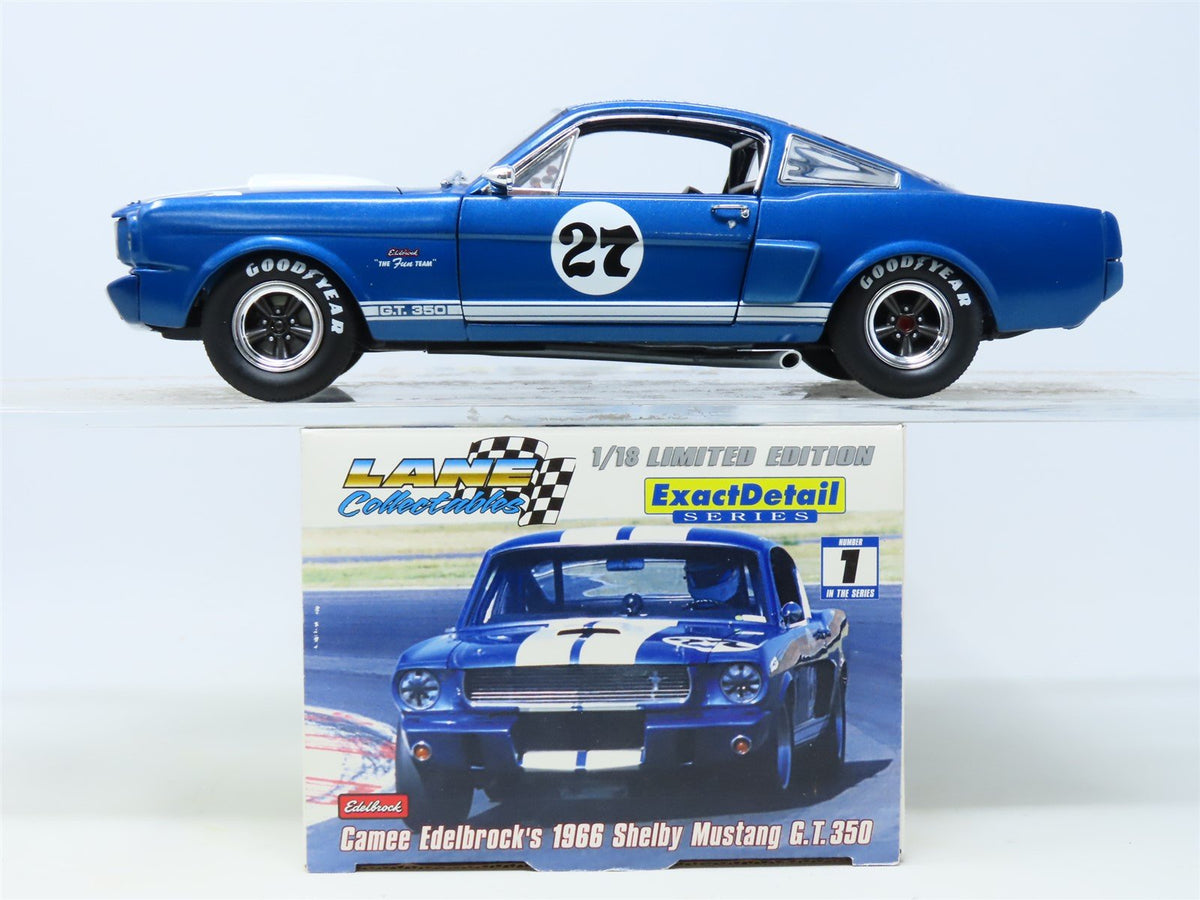 1:18 Lane Exact Detail Diecast Camee Edelbrock&#39;s 1966 Shelby Mustang GT 350