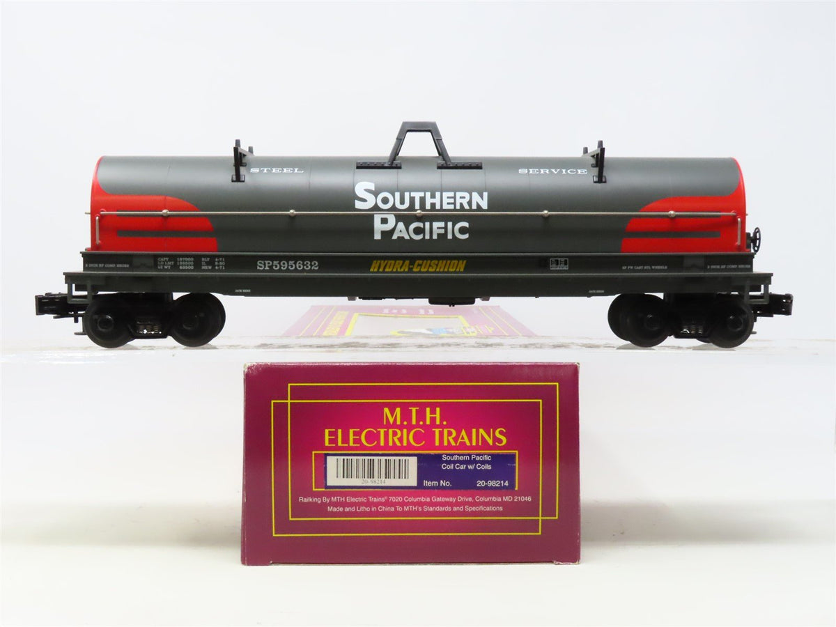 O Gauge 3-Rail MTH 20-98214 SP Southern Pacific Coil Car #595632