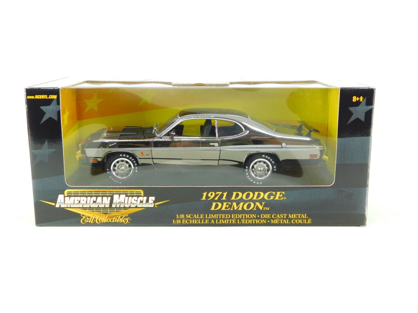 1:18 Scale Ertl American Muscle Die-Cast 36673 1971 Dodge Demon - Sealed