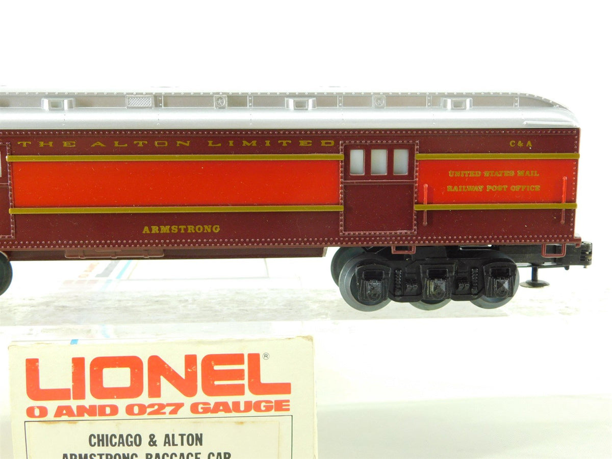 O Gauge 3-Rail Lionel 6-9554 C&amp;A Railway Baggage Passenger Car &quot;Armstrong&quot;