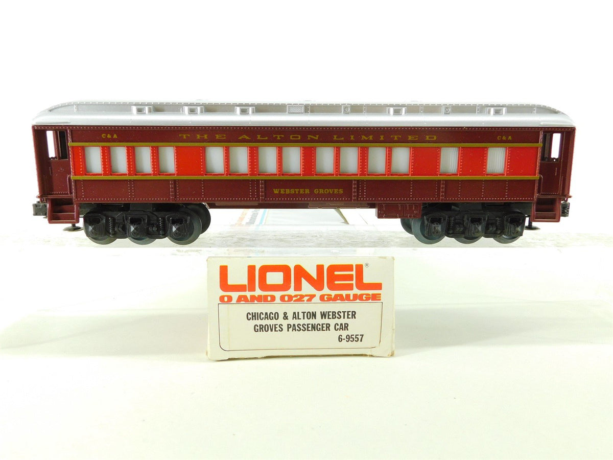 O Gauge 3-Rail Lionel 6-9557 C&amp;A Chicago &amp; Alton Passenger Car &quot;Webster Groves&quot;